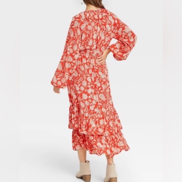 Universal Thread Red Dress - Picture 2 of 6